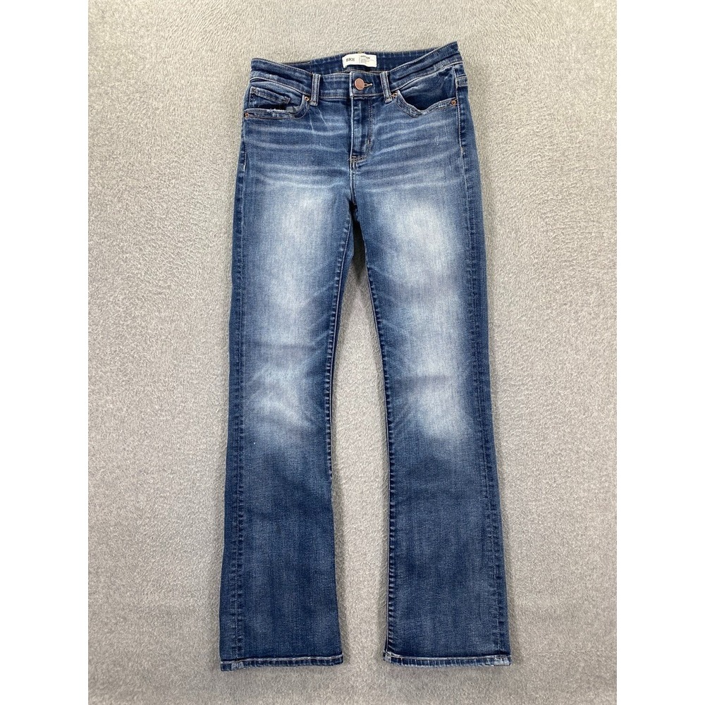 BKE Payton Boot Cut Jeans Womens 26 (Fits 28) Blue Low Rise Medium Wash Denim